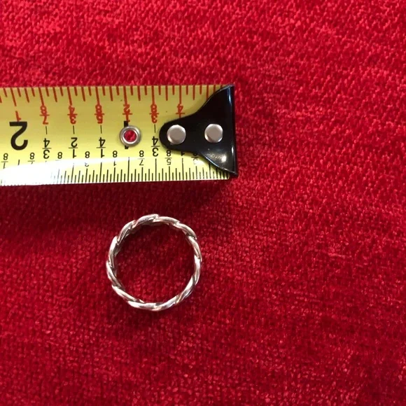 Sterling Silver Chain Link Ring - Picture 4 of 5